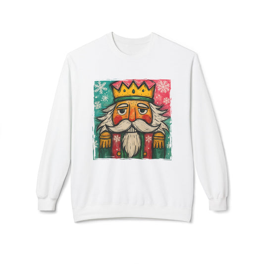 Nutcracker King Sweatshirt — Vintage Holiday Crewneck Printify