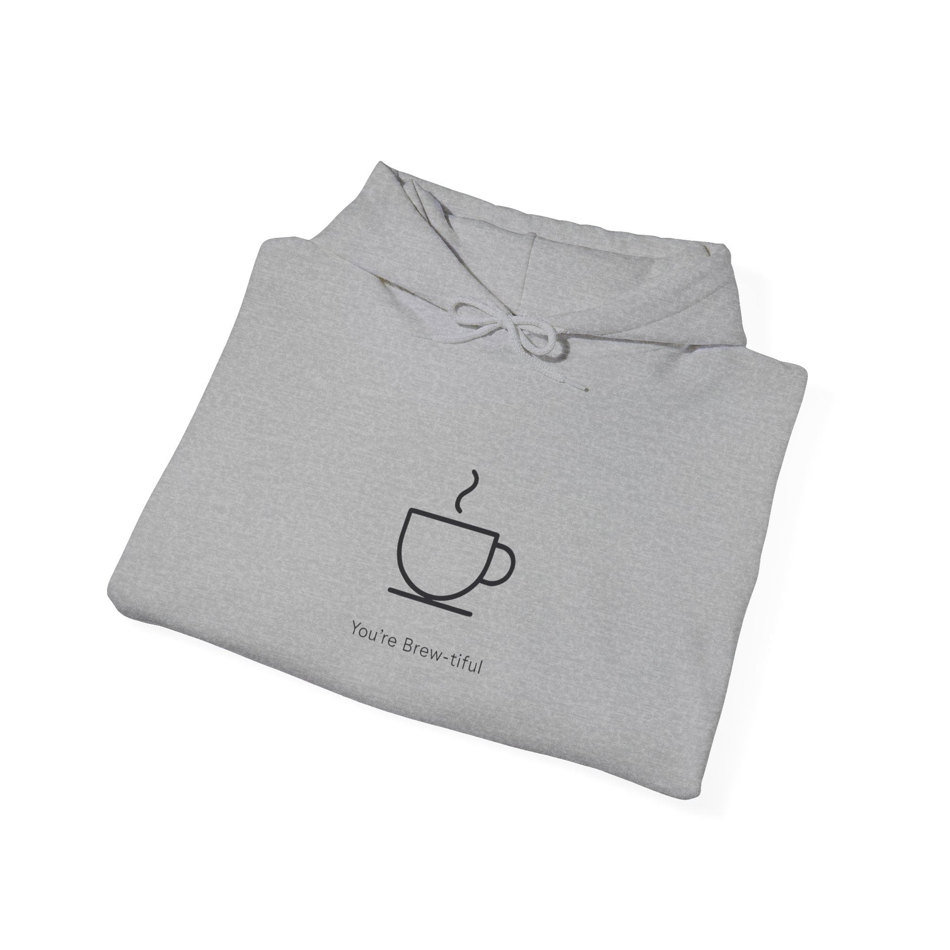Coffee Minimalist Hoodie — 'You Deserve This' Cup Graphic Printify