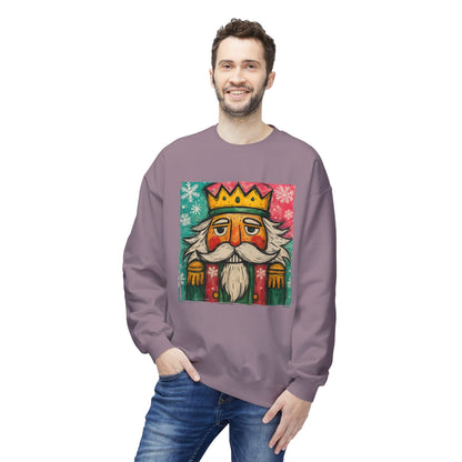 Nutcracker King Sweatshirt — Vintage Holiday Crewneck Printify