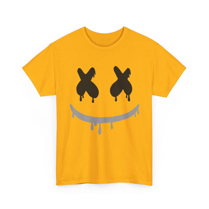 Drip Smile Tee — Grunge X-Eyes Graphic T-Shirt Printify