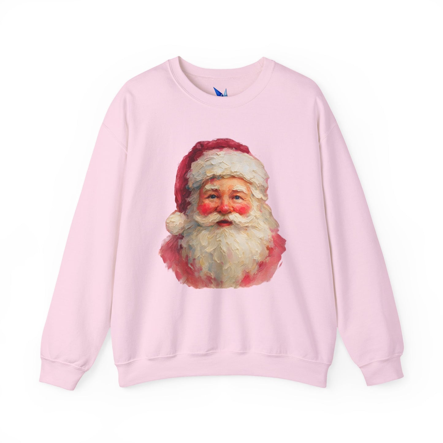 Santa Claus Vintage Portrait Crewneck Sweatshirt Printify