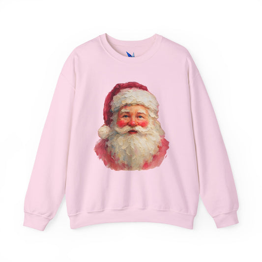 Santa Claus Vintage Portrait Crewneck Sweatshirt Printify