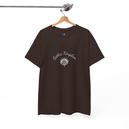 Gothic Kingdom T-Shirt — Raven Skull & Dagger Vintage Gothic Tee Printify