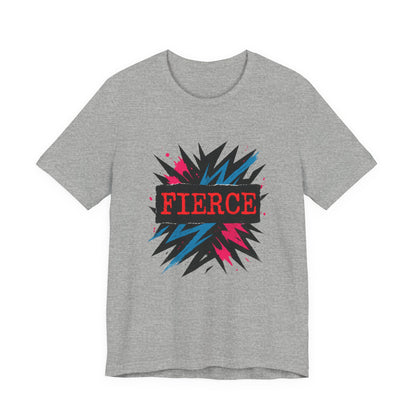 Fierce Graphic Tee — Bold Lightning Burst Design T-Shirt Printify