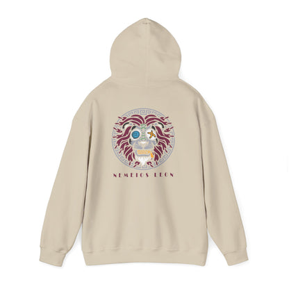 Lion Tech Skull Hoodie — Nemeios Leon Graphic Pullover Printify