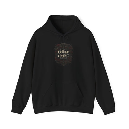 Christmas Elegance Hoodie — Festive Script Holiday Pullover Hoodie Printify