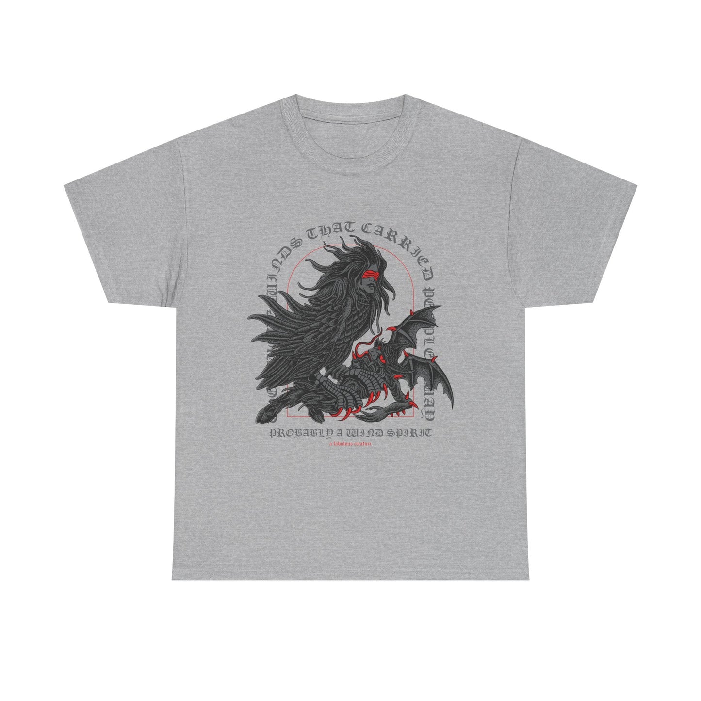 Raven & Bat Gothic Graphic Tee — "How Those Came To Be" Dark Fantasy T-Shirt Printify