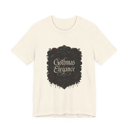 Gothmas Elegance T-Shirt — Gothic Christmas Holiday Tee Printify