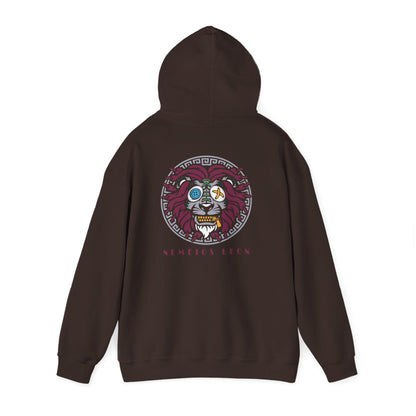 Lion Tech Skull Hoodie — Nemeios Leon Graphic Pullover Printify