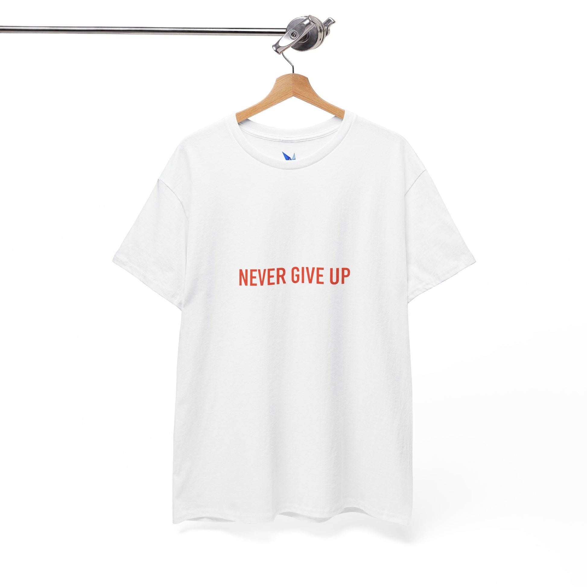Never Give Up Daruma T-Shirt — Inspirational Japanese Lucky Doll Tee Printify