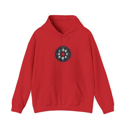 Vintage Film Reel Hoodie — Retro Cinema Crewneck Hoodie Printify