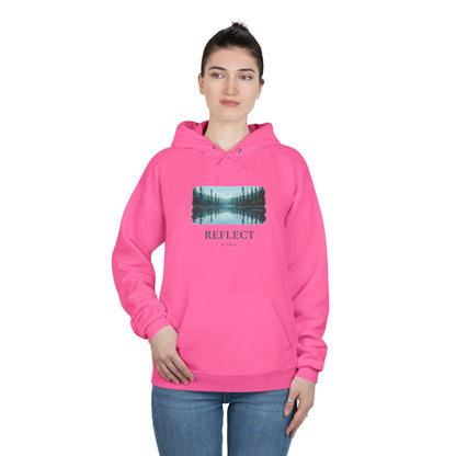 Reflect Lake Hoodie — Tranquil Forest Landscape Pullover Printify
