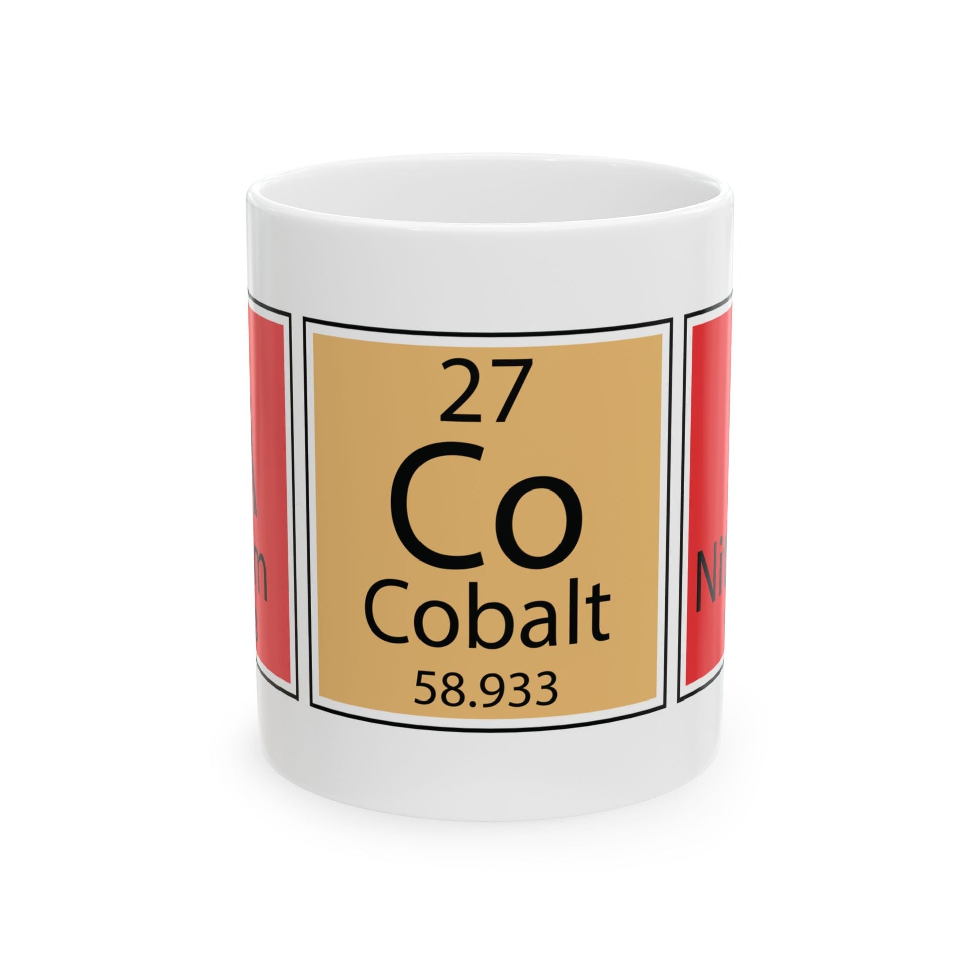 Periodic Table Chemistry Mug — Cobalt (Co) Element Coffee Cup, Science Teacher Gift Printify