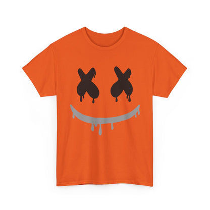 Drip Smile Tee — Grunge X-Eyes Graphic T-Shirt Printify