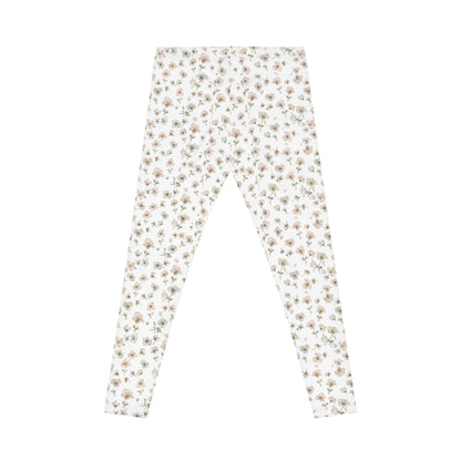 Floral Ditsy Print Leggings — Women's Casual All-Over Pattern