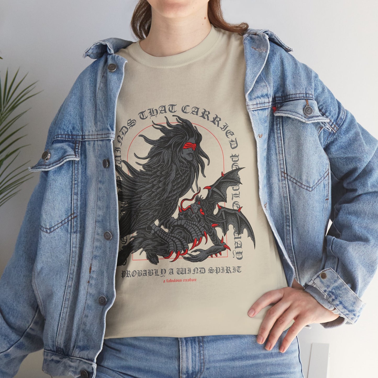 Raven & Bat Gothic Graphic Tee — "How Those Came To Be" Dark Fantasy T-Shirt Printify