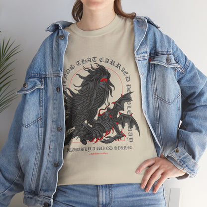 Raven & Bat Gothic Graphic Tee — "How Those Came To Be" Dark Fantasy T-Shirt Printify