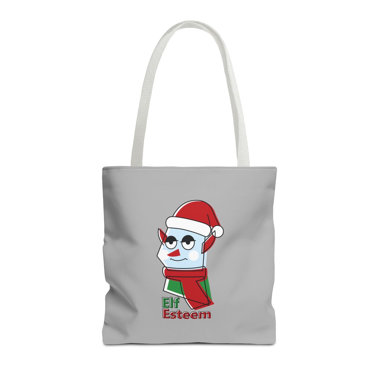 Elf Esteem Christmas Tote Bag – Cute Santa Elf Holiday Tote Printify