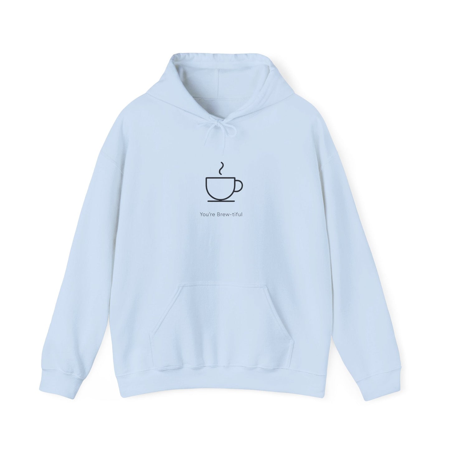 Coffee Minimalist Hoodie — 'You Deserve This' Cup Graphic Printify