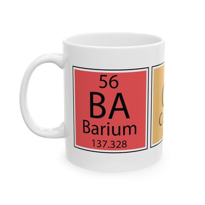 Periodic Table Chemistry Mug — Cobalt (Co) Element Coffee Cup, Science Teacher Gift Printify