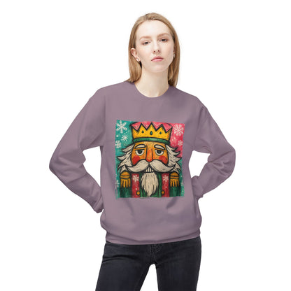 Nutcracker King Sweatshirt — Vintage Holiday Crewneck Printify