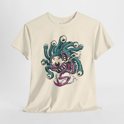 Eye Monster Graphic Tee — Retro Horror Tentacle Skull Shirt Printify