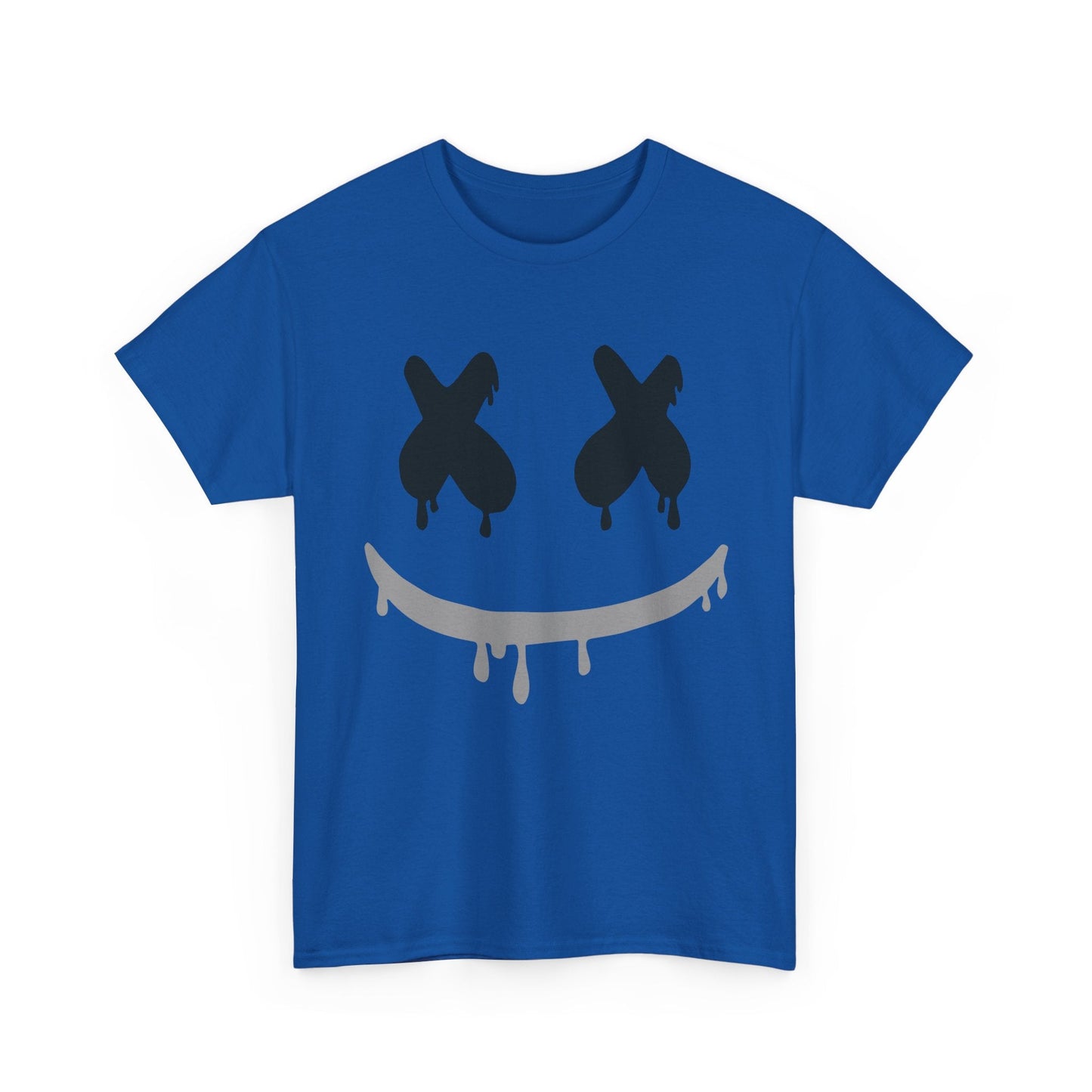 Drip Smile Tee — Grunge X-Eyes Graphic T-Shirt Printify