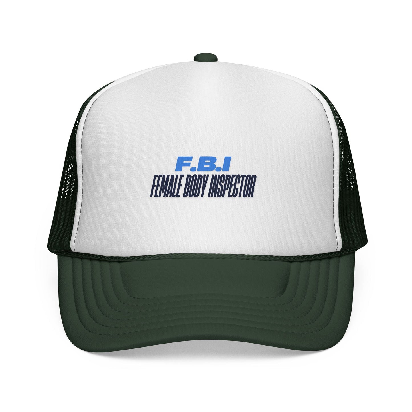 Trucker Cap — FBI (Female body inspector) Vintage Patch Hat Printify