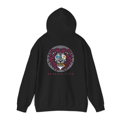 Lion Tech Skull Hoodie — Nemeios Leon Graphic Pullover Printify