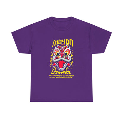 Lion Dance T-Shirt — 'Moyan' Colorful Chinese Lion Mask Graphic Tee Printify