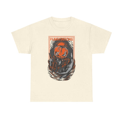 Pumpvitation Pumpkin-Head Halloween T-Shirt Printify