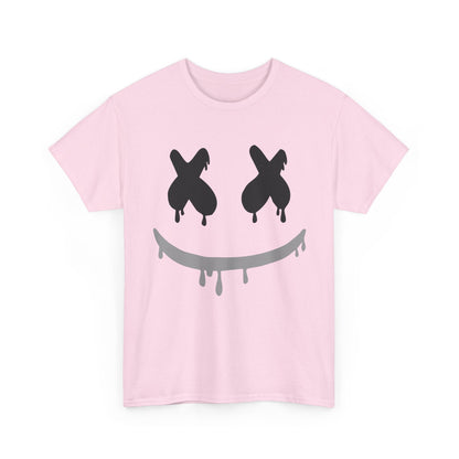 Drip Smile Tee — Grunge X-Eyes Graphic T-Shirt Printify