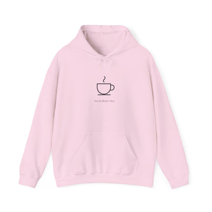 Coffee Minimalist Hoodie — 'You Deserve This' Cup Graphic Printify