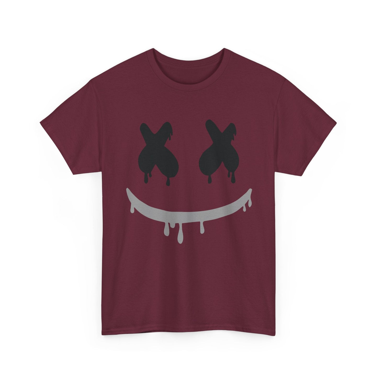 Drip Smile Tee — Grunge X-Eyes Graphic T-Shirt Printify
