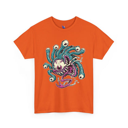 Eye Monster Graphic Tee — Retro Horror Tentacle Skull Shirt Printify