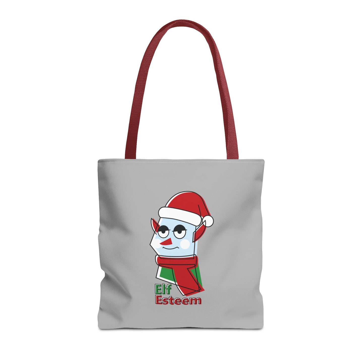 Elf Esteem Christmas Tote Bag – Cute Santa Elf Holiday Tote Printify