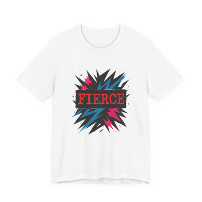 Fierce Graphic Tee — Bold Lightning Burst Design T-Shirt Printify