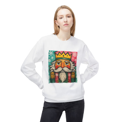 Nutcracker King Sweatshirt — Vintage Holiday Crewneck Printify