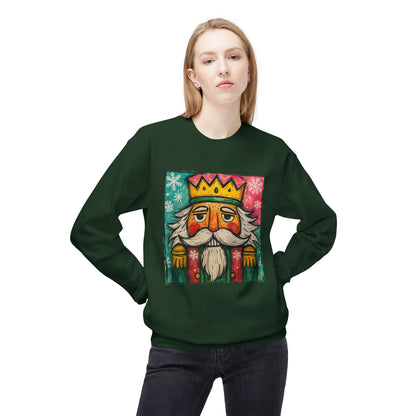 Nutcracker King Sweatshirt — Vintage Holiday Crewneck Printify