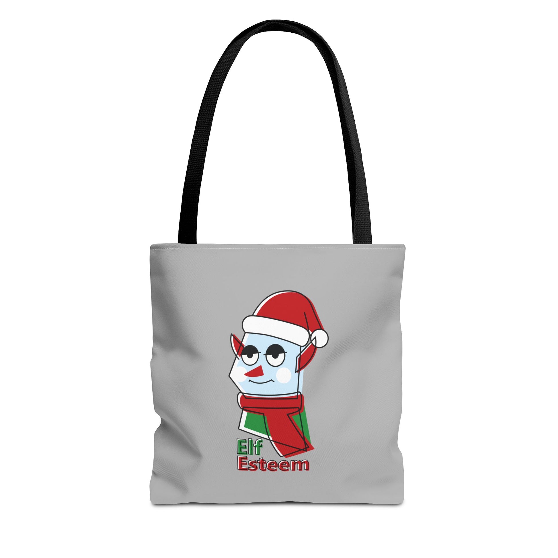 Elf Esteem Christmas Tote Bag – Cute Santa Elf Holiday Tote Printify