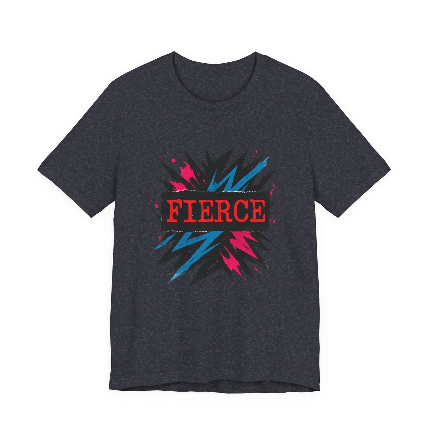 Fierce Graphic Tee — Bold Lightning Burst Design T-Shirt Printify