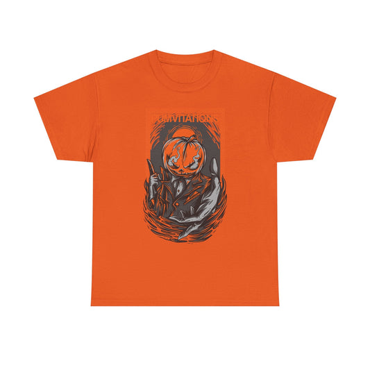 Pumpvitation Pumpkin-Head Halloween T-Shirt Printify