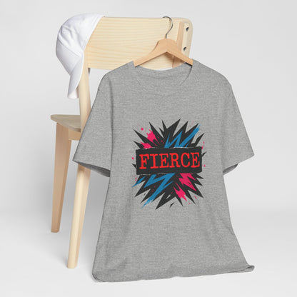 Fierce Graphic Tee — Bold Lightning Burst Design T-Shirt Printify