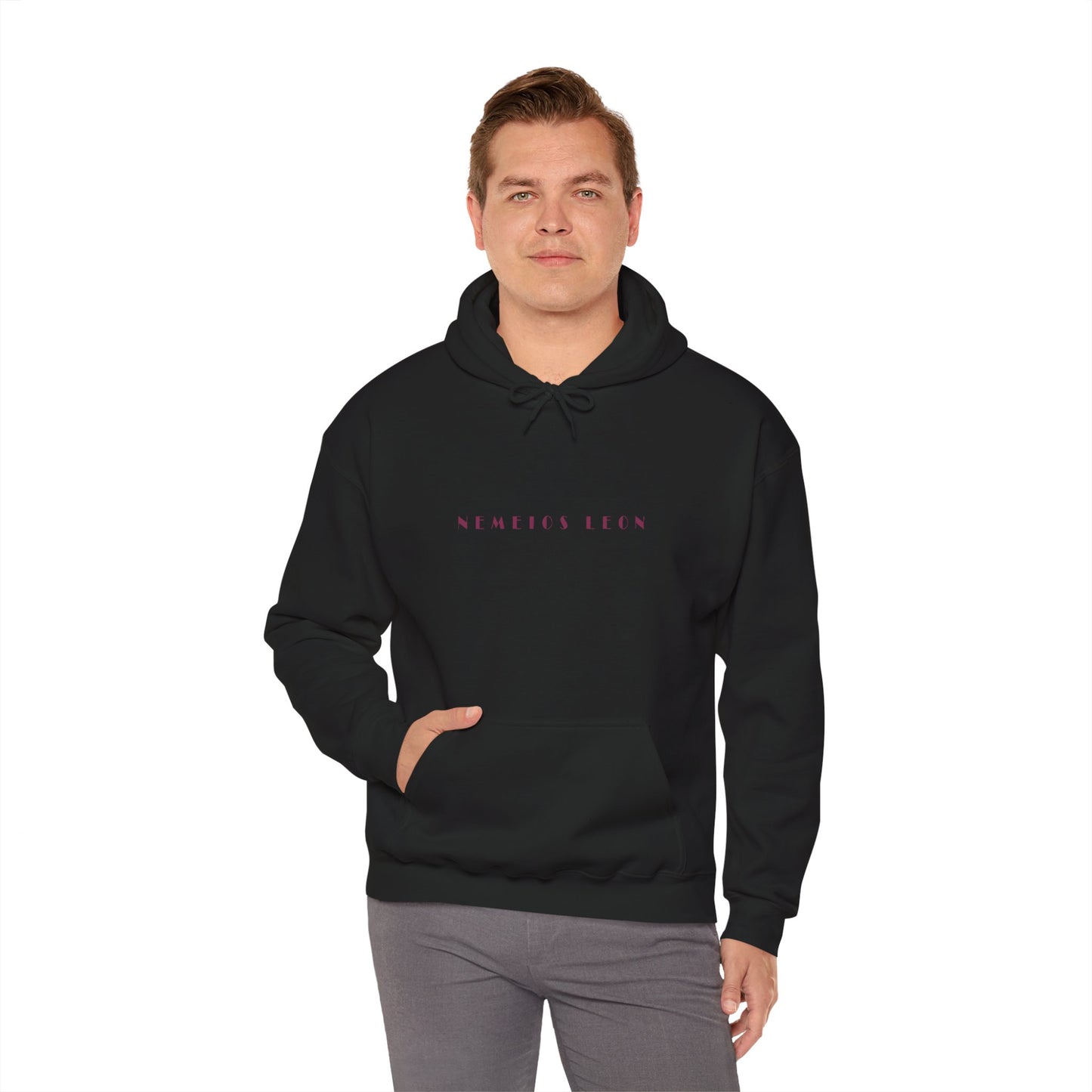 Lion Tech Skull Hoodie — Nemeios Leon Graphic Pullover Printify