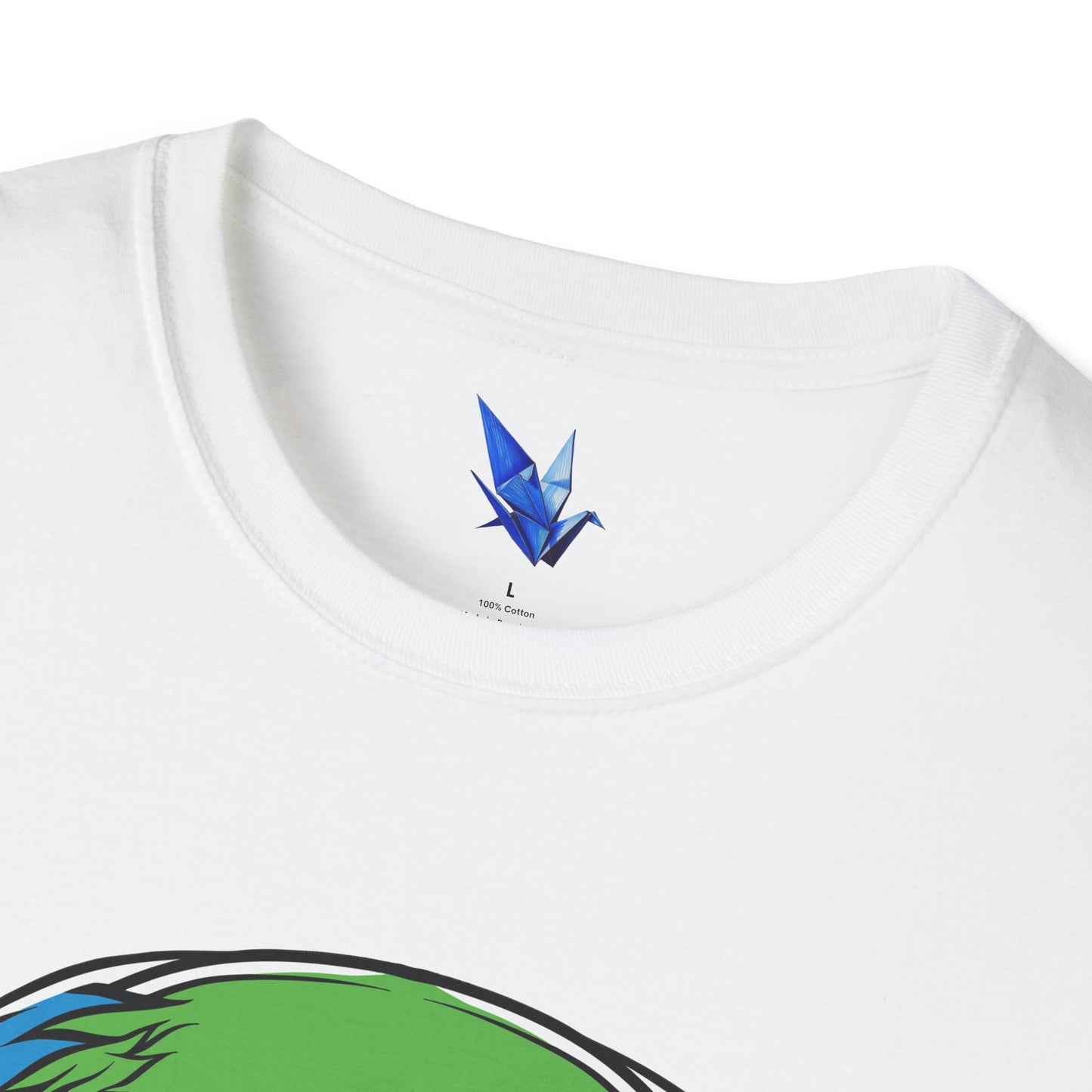 Horror Neon Zombie Skull T-Shirt Printify