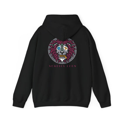 Lion Tech Skull Hoodie — Nemeios Leon Graphic Pullover Printify