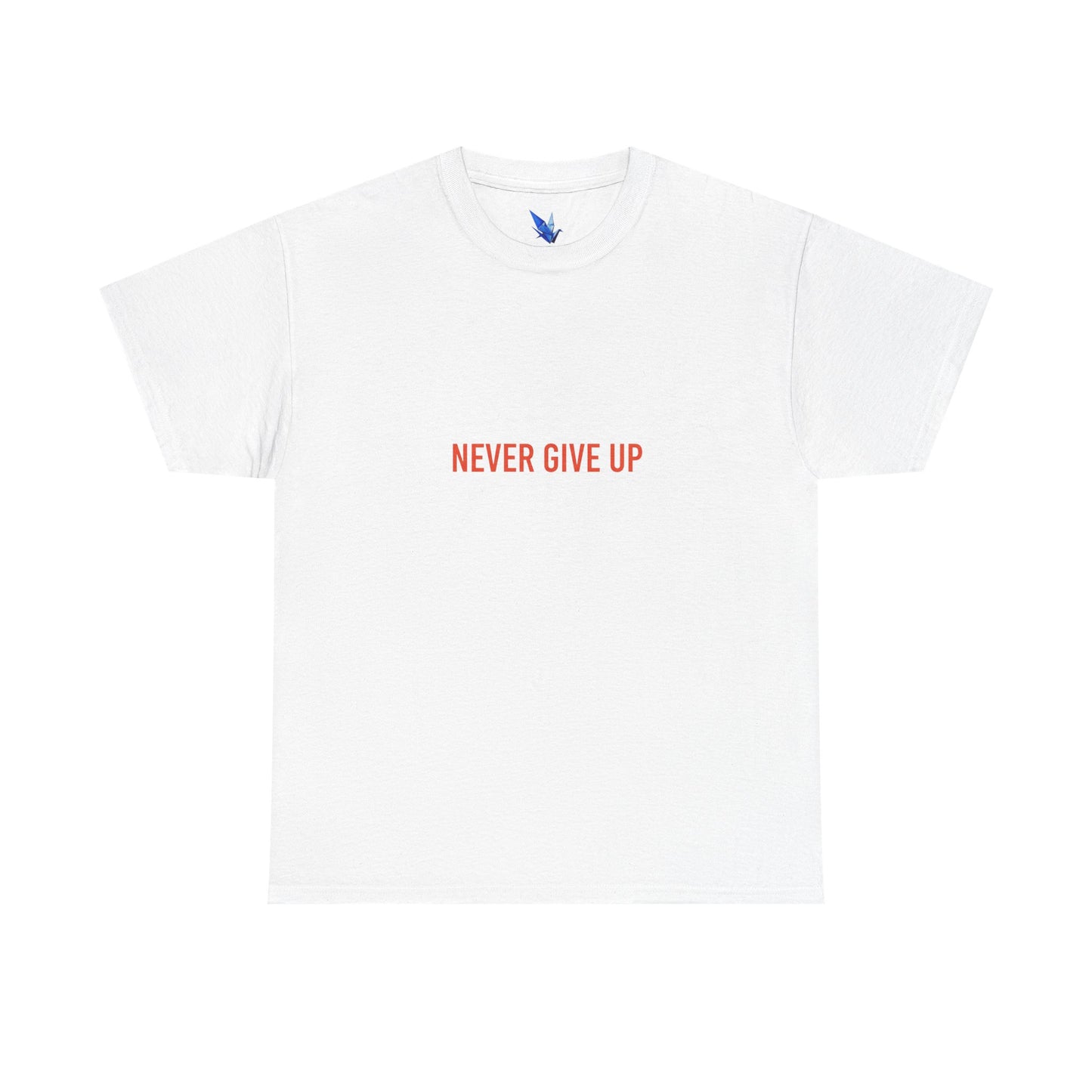 Never Give Up Daruma T-Shirt — Inspirational Japanese Lucky Doll Tee Printify