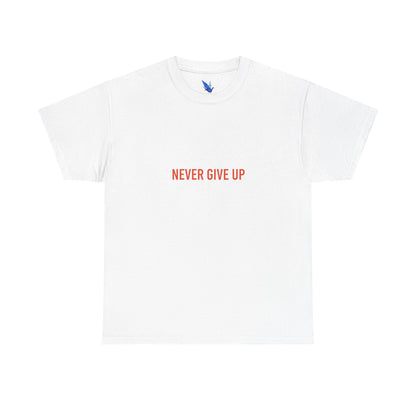 Never Give Up Daruma T-Shirt — Inspirational Japanese Lucky Doll Tee Printify