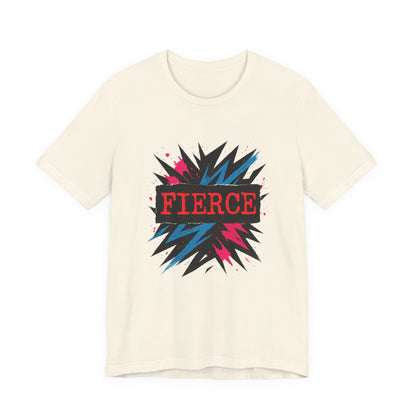 Fierce Graphic Tee — Bold Lightning Burst Design T-Shirt Printify