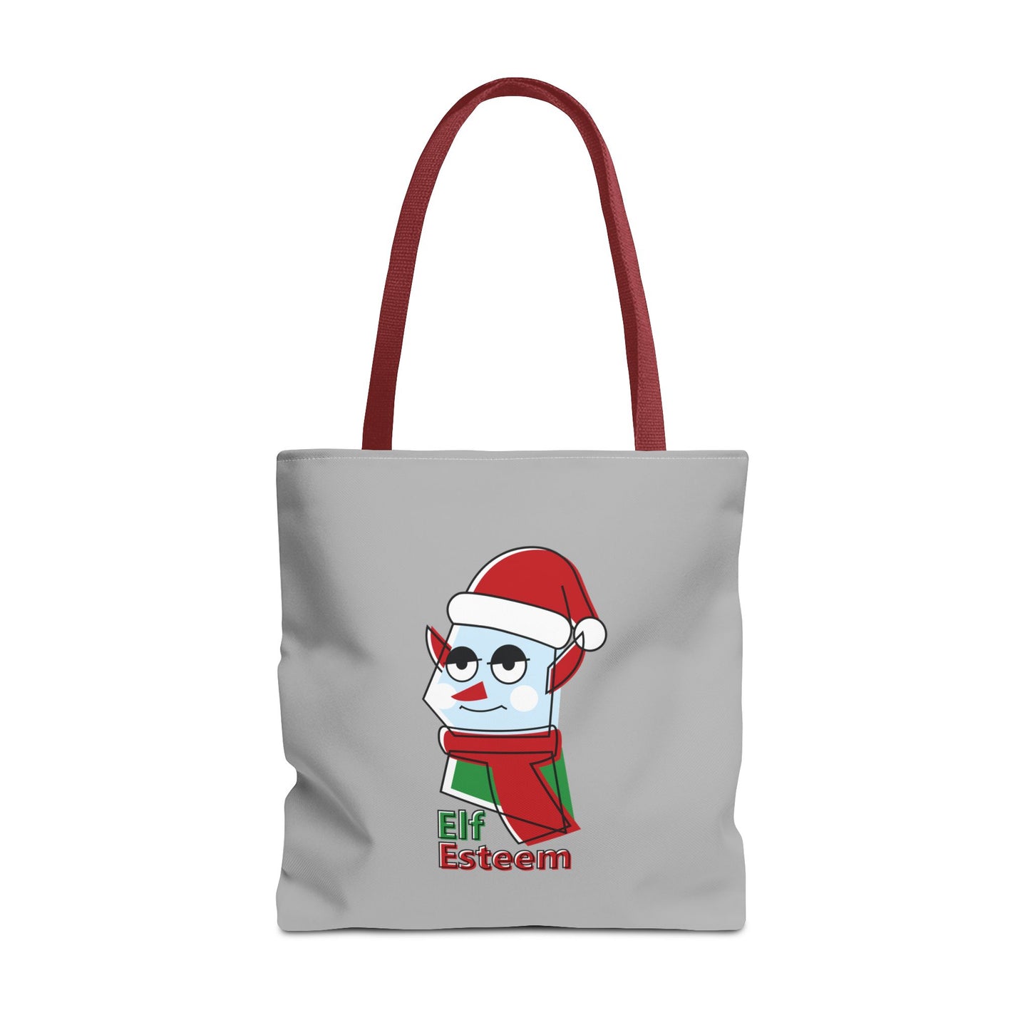 Elf Esteem Christmas Tote Bag – Cute Santa Elf Holiday Tote Printify